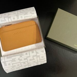 Longchamp coin and card wallet